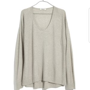 Madewell Kimball Pullover Heather Fog